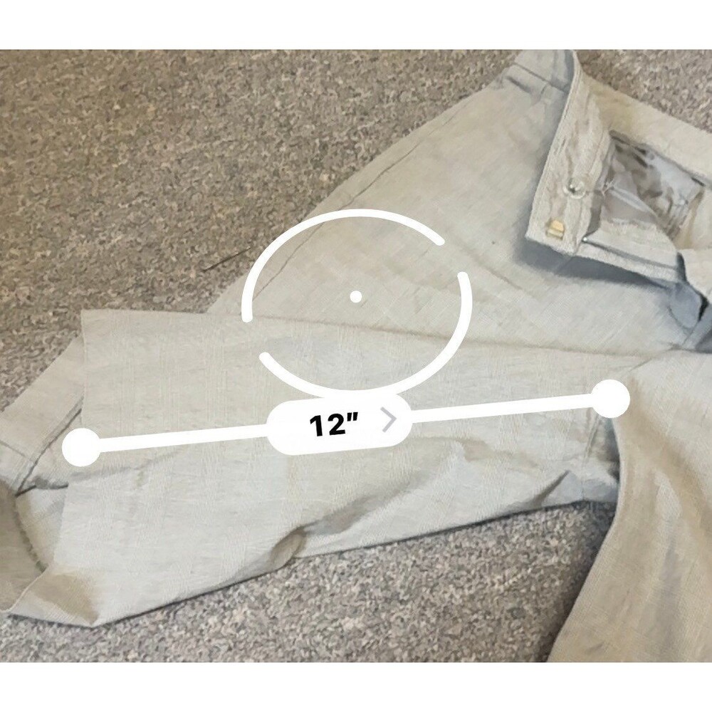 NY&C Bermuda Shorts Womens 8 Gray Plaid Stretch Career Summer Walking Sz 8 - Picture 4 of 5